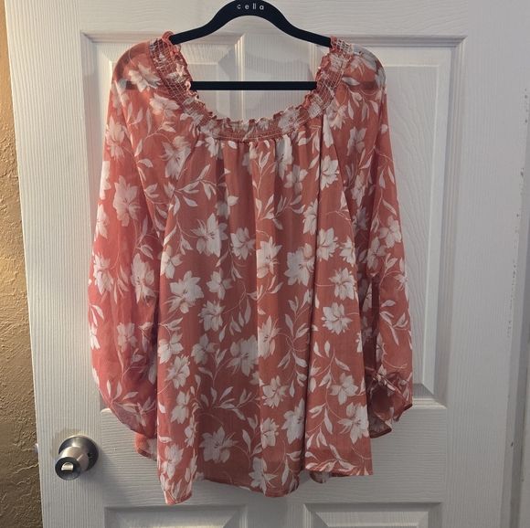 Floral Women's Top - Pink - Picture 7 of 14